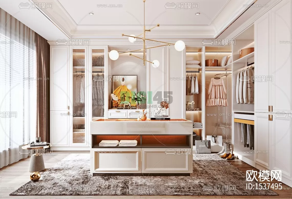 Dressing Room 3D Scenes – 1246