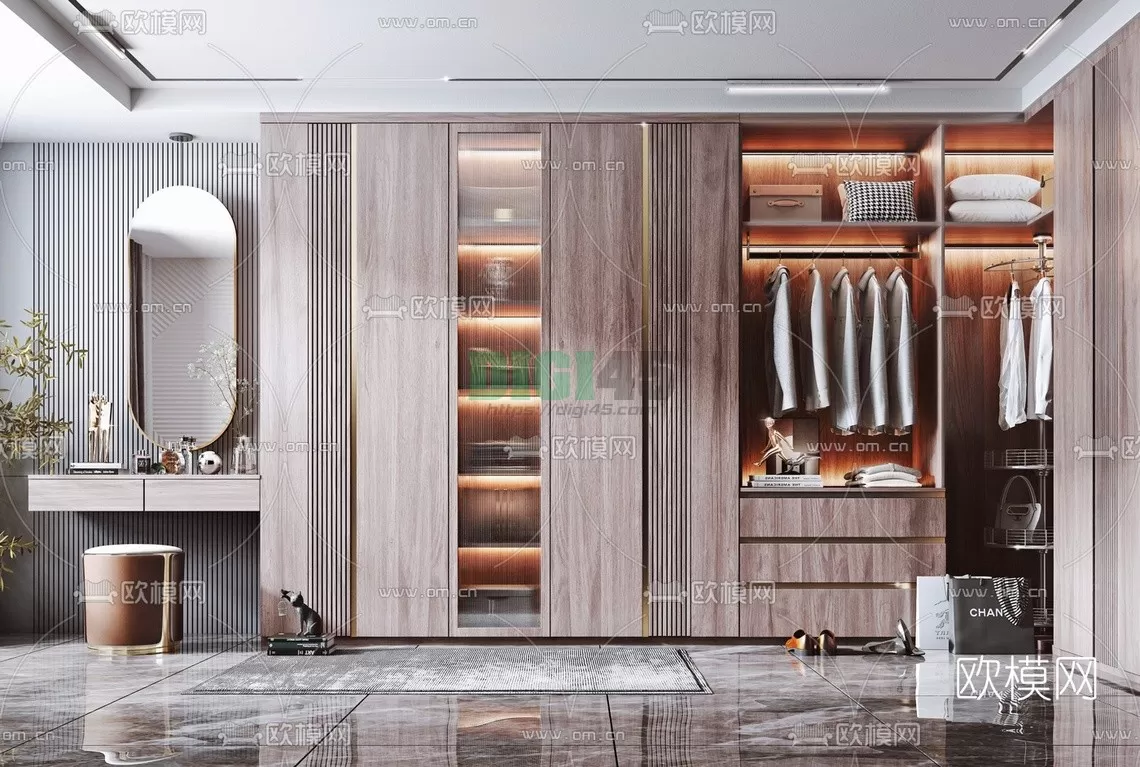 Dressing Room 3D Scenes – 1247