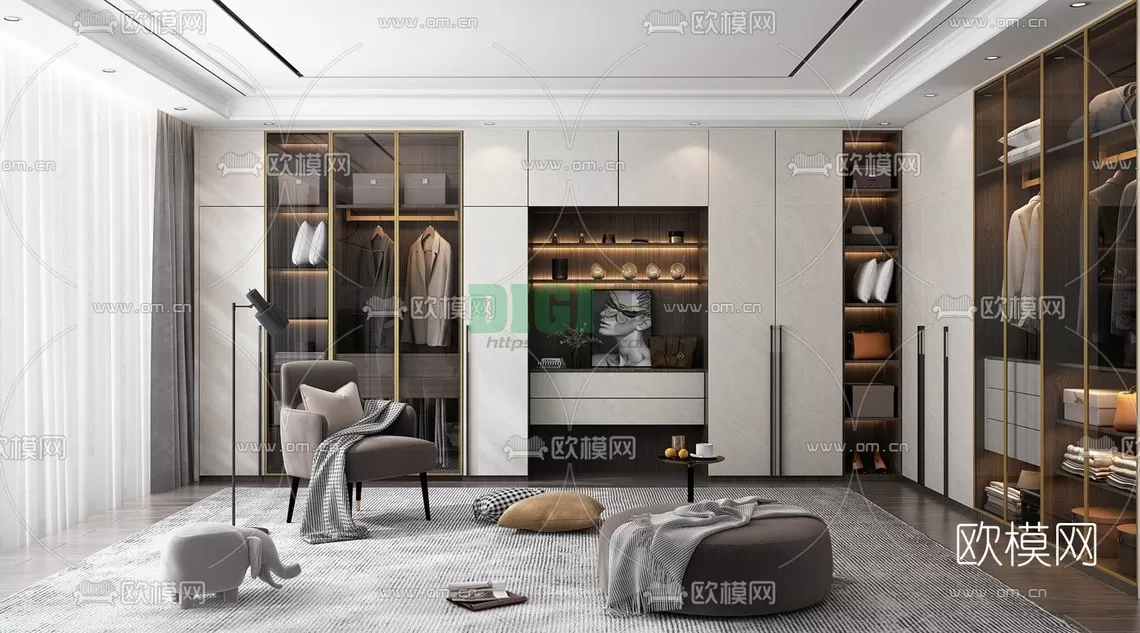 Dressing Room 3D Scenes – 1249