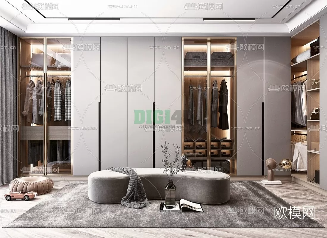 Dressing Room 3D Scenes – 1251