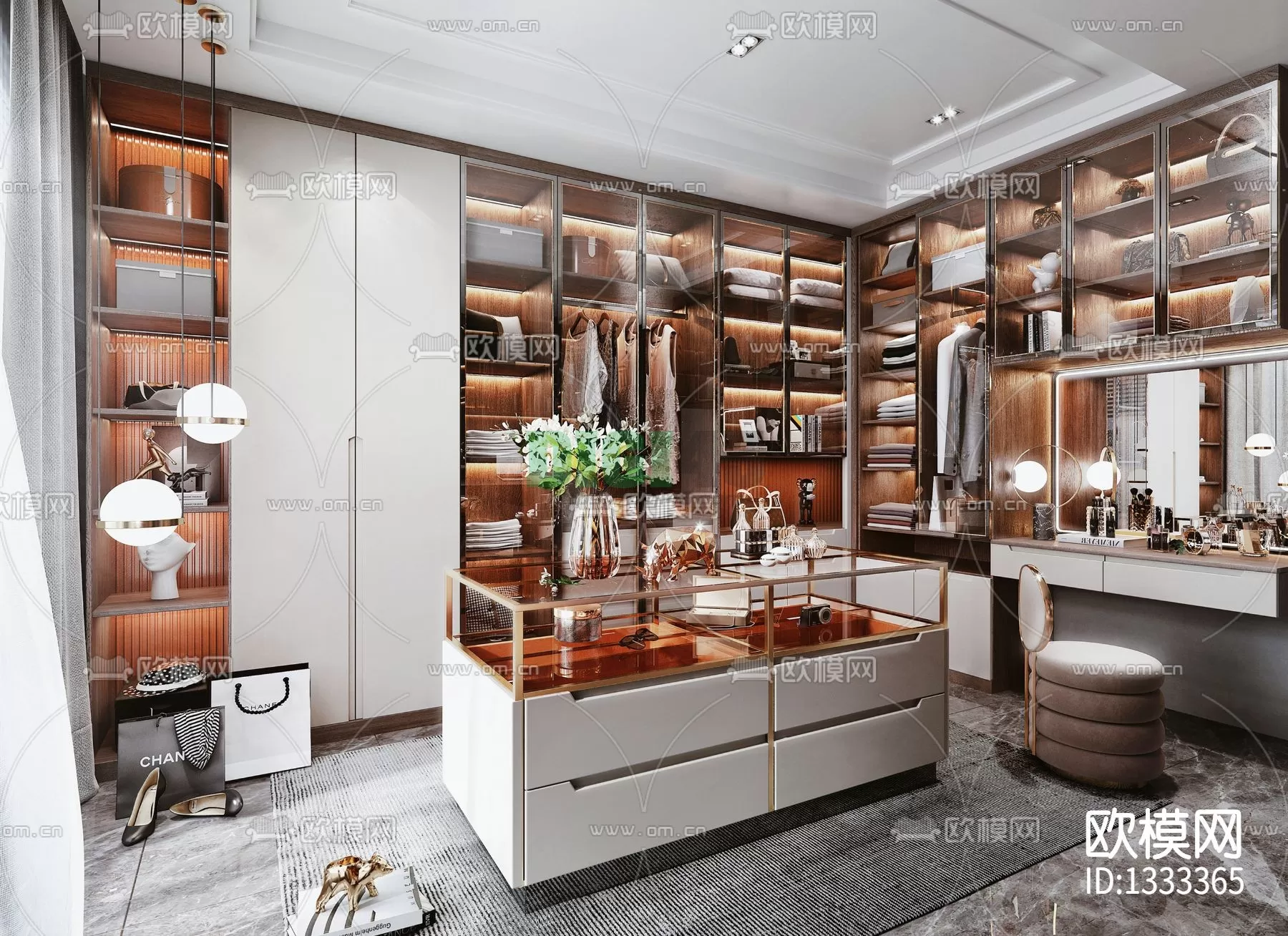 Dressing Room 3D Scenes – 1252