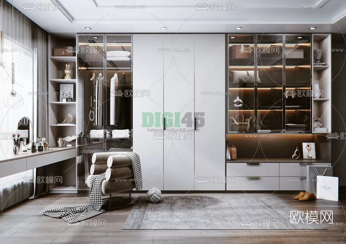 Dressing Room 3D Scenes – 1253