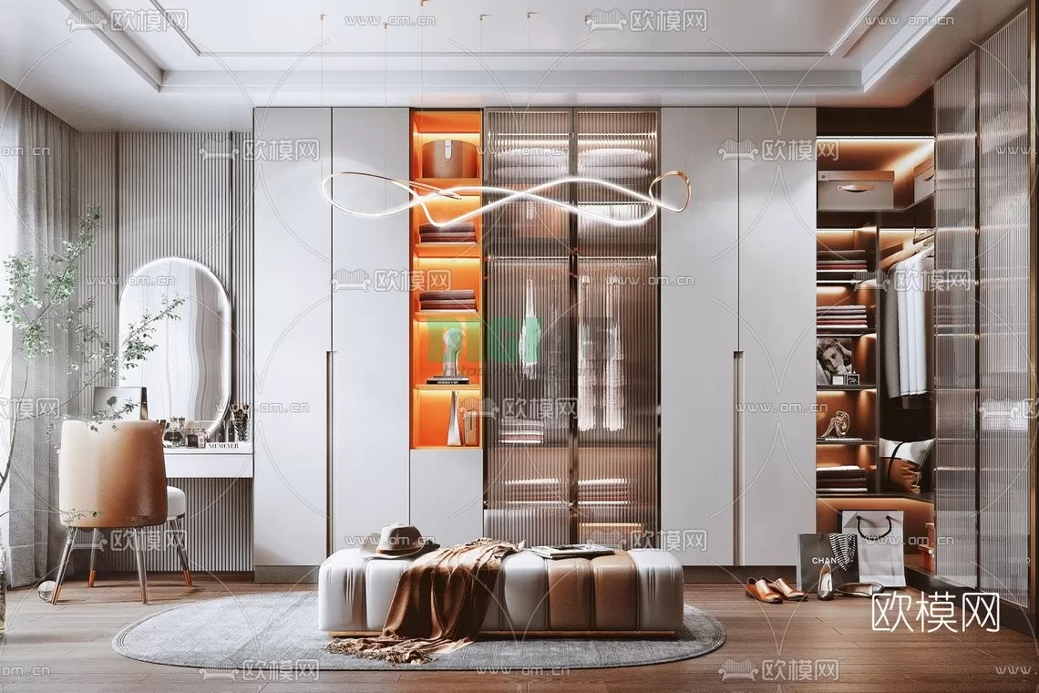 Dressing Room 3D Scenes – 1254