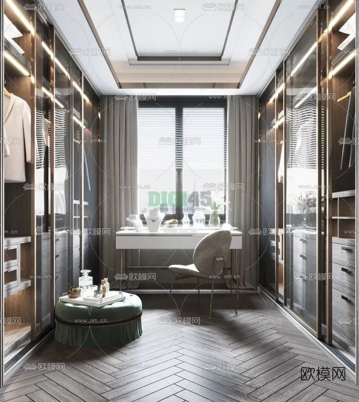 Dressing Room 3D Scenes – 1256