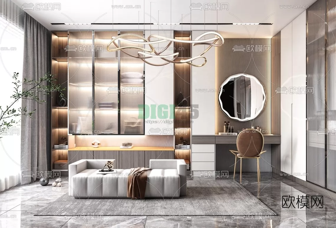 Dressing Room 3D Scenes – 1262