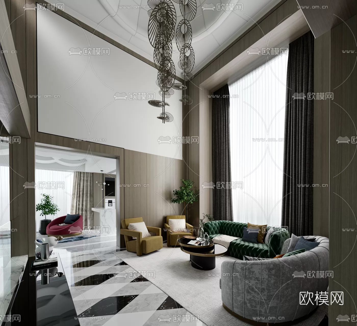 Villa 3D Scenes – 1275