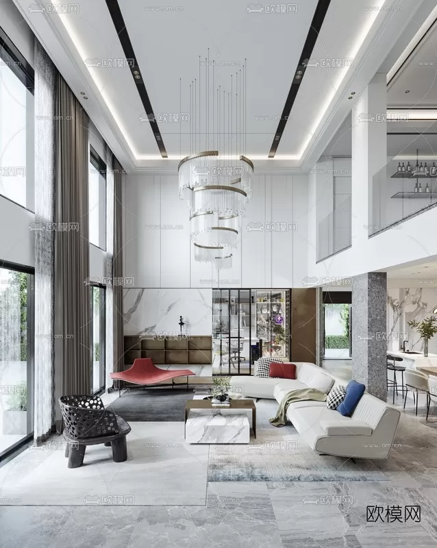 Villa 3D Scenes – 1284