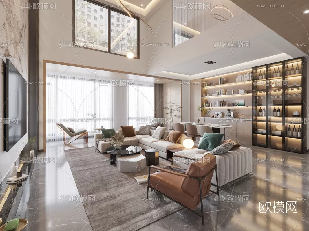 Villa 3D Scenes – 1307