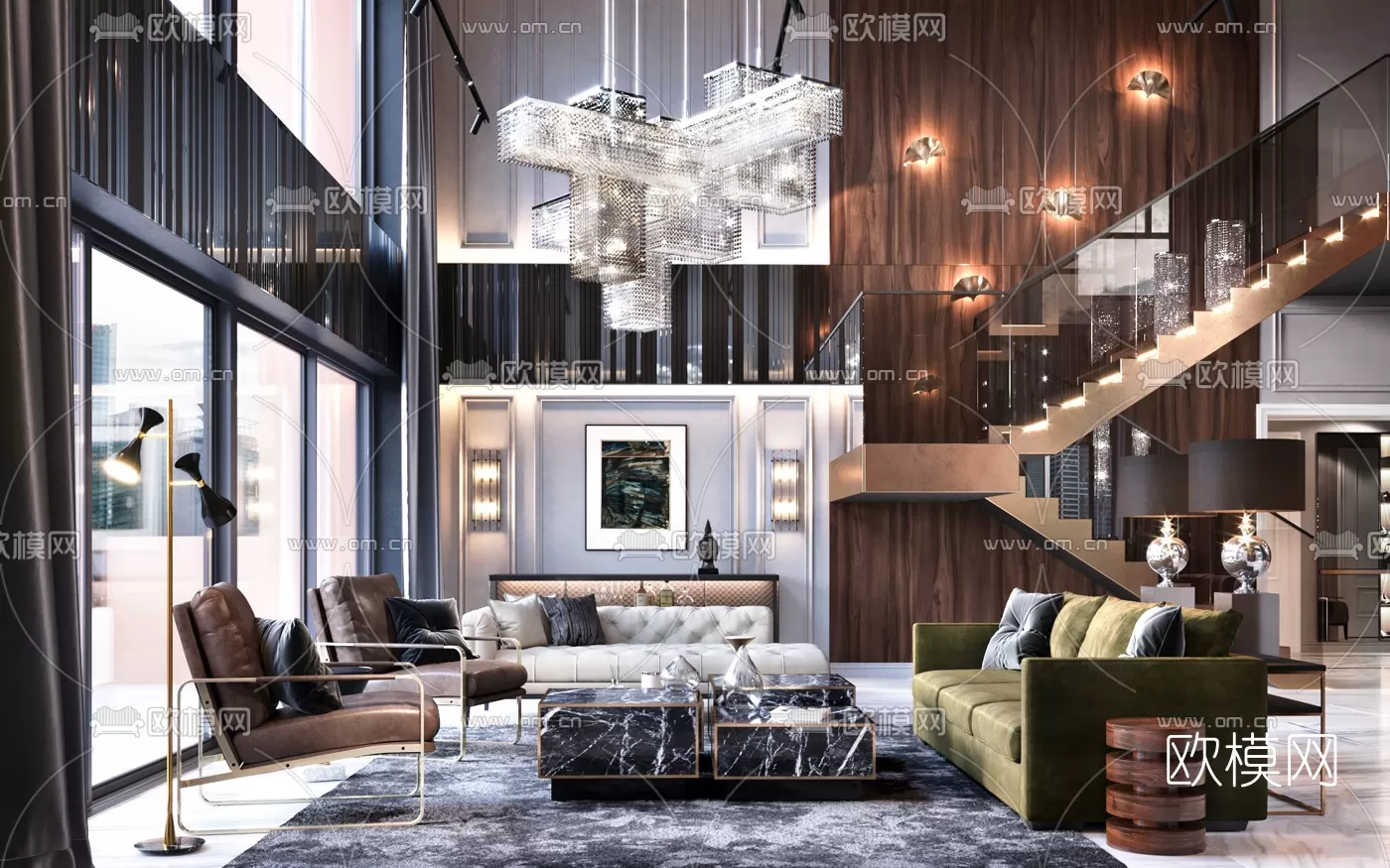 Villa 3D Scenes – 1315