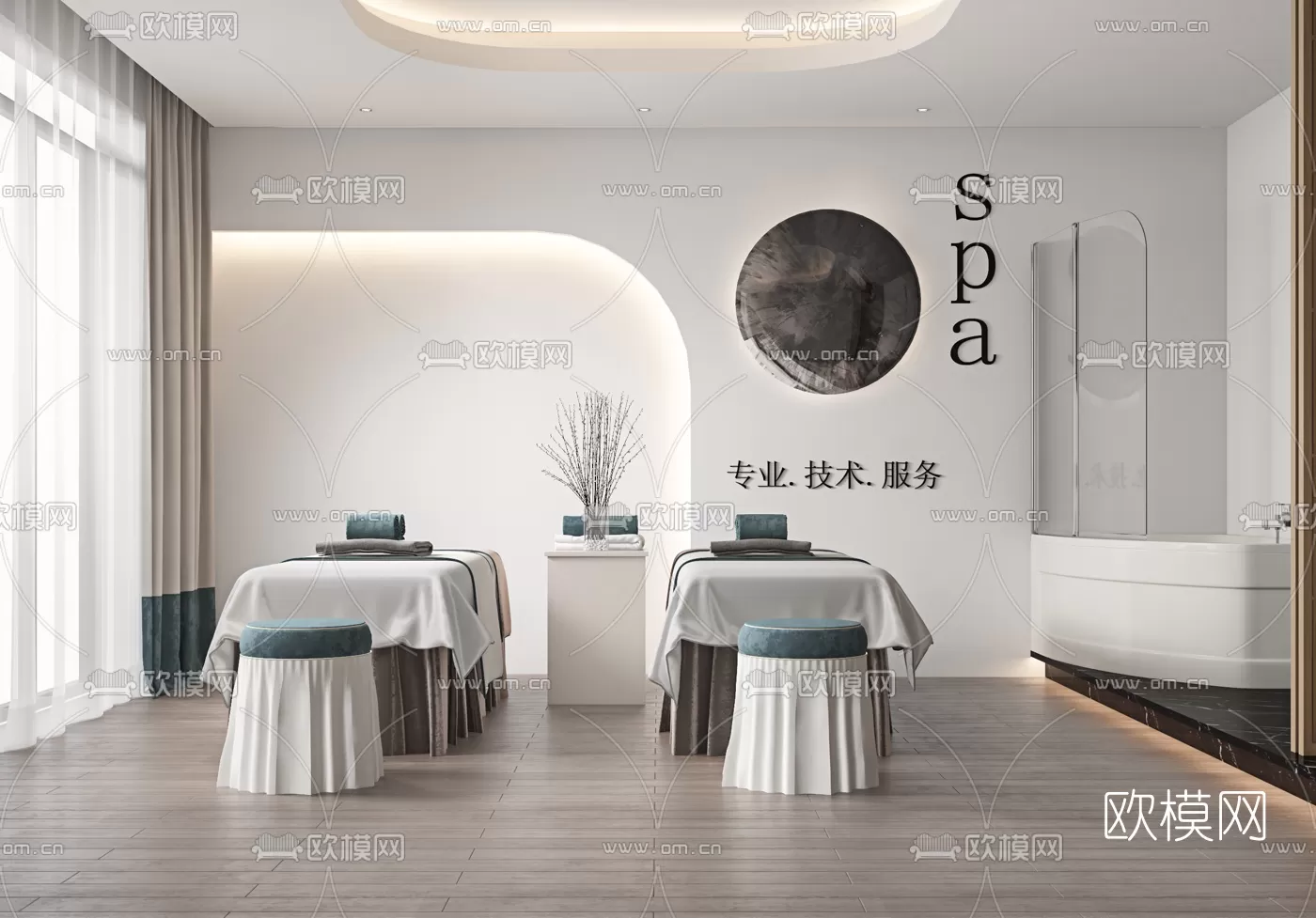 Beauty Salon – Spa – 3D Scenes – 1329