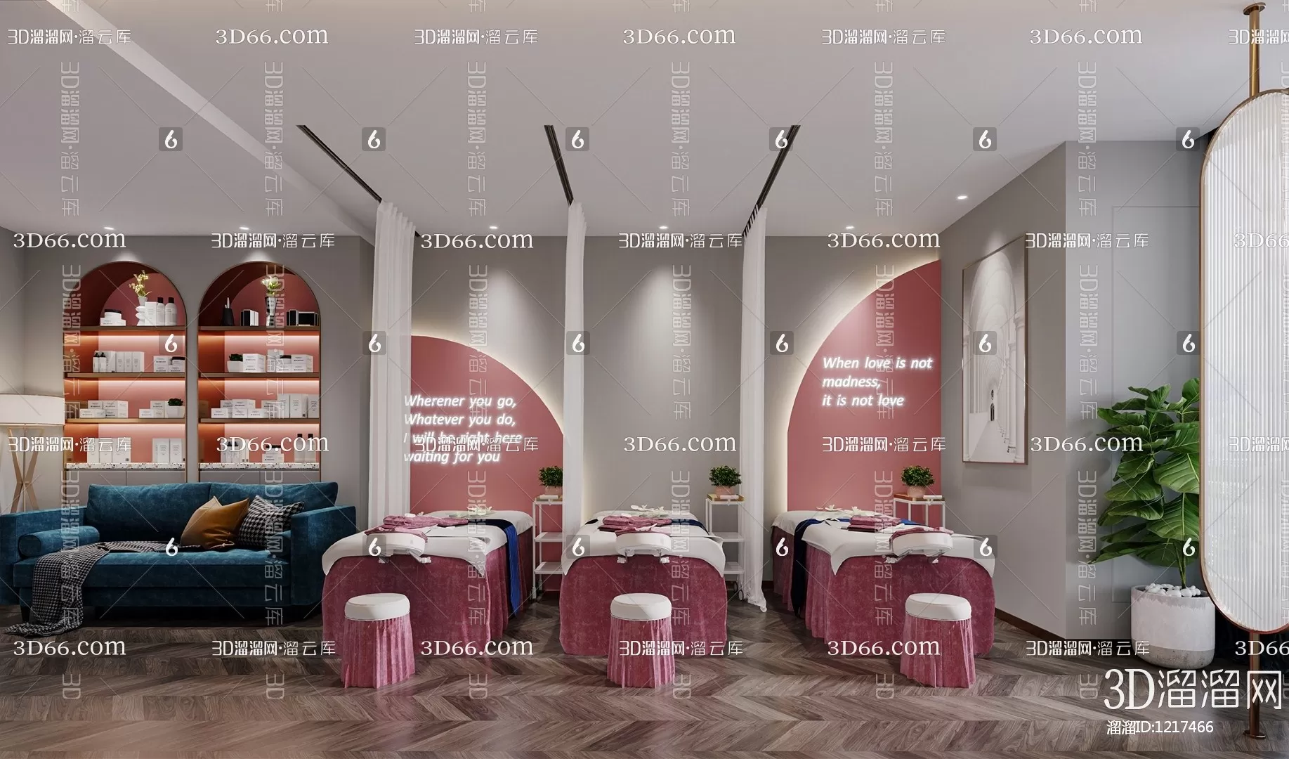 Beauty Salon – Spa – 3D Scenes – 1336