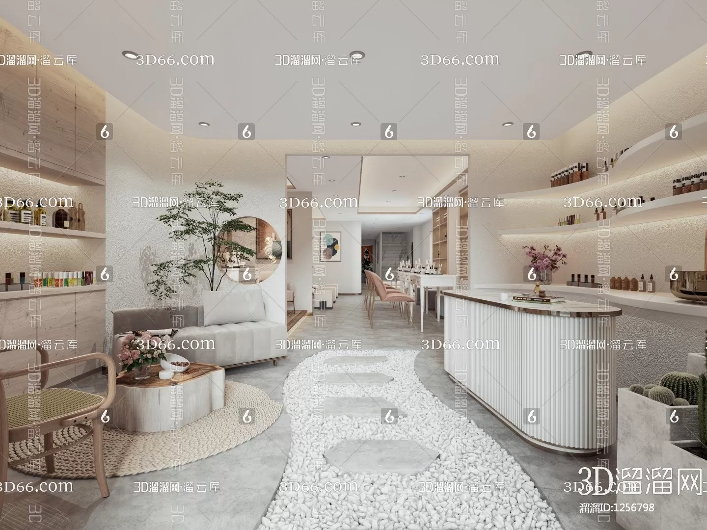 Beauty Salon – Spa – 3D Scenes – 1338
