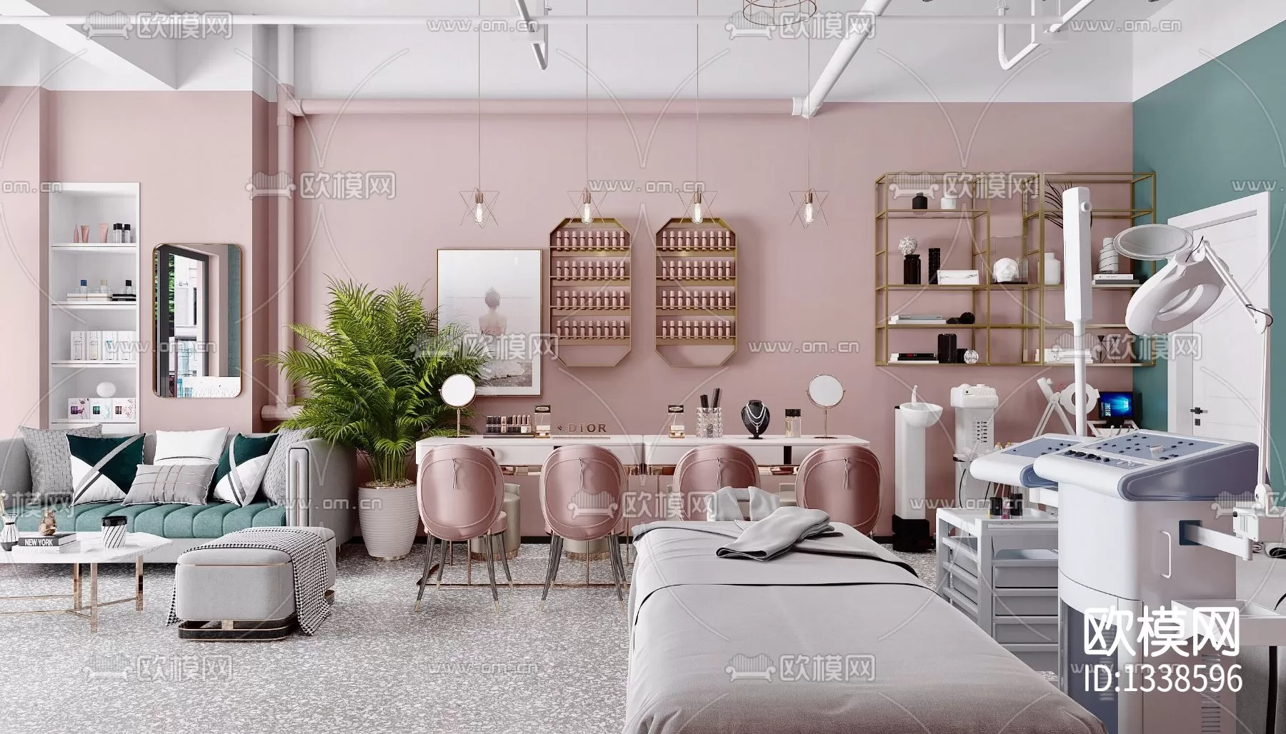 Beauty Salon – Spa – 3D Scenes – 1344