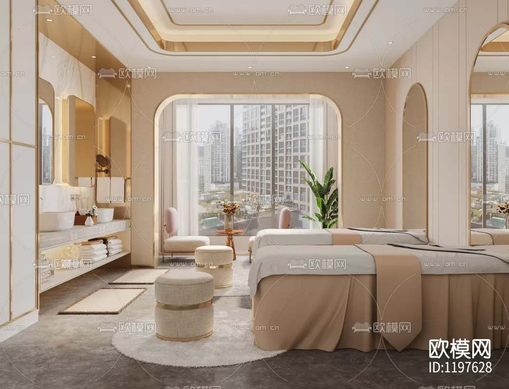 Beauty Salon – Spa – 3D Scenes – 1363