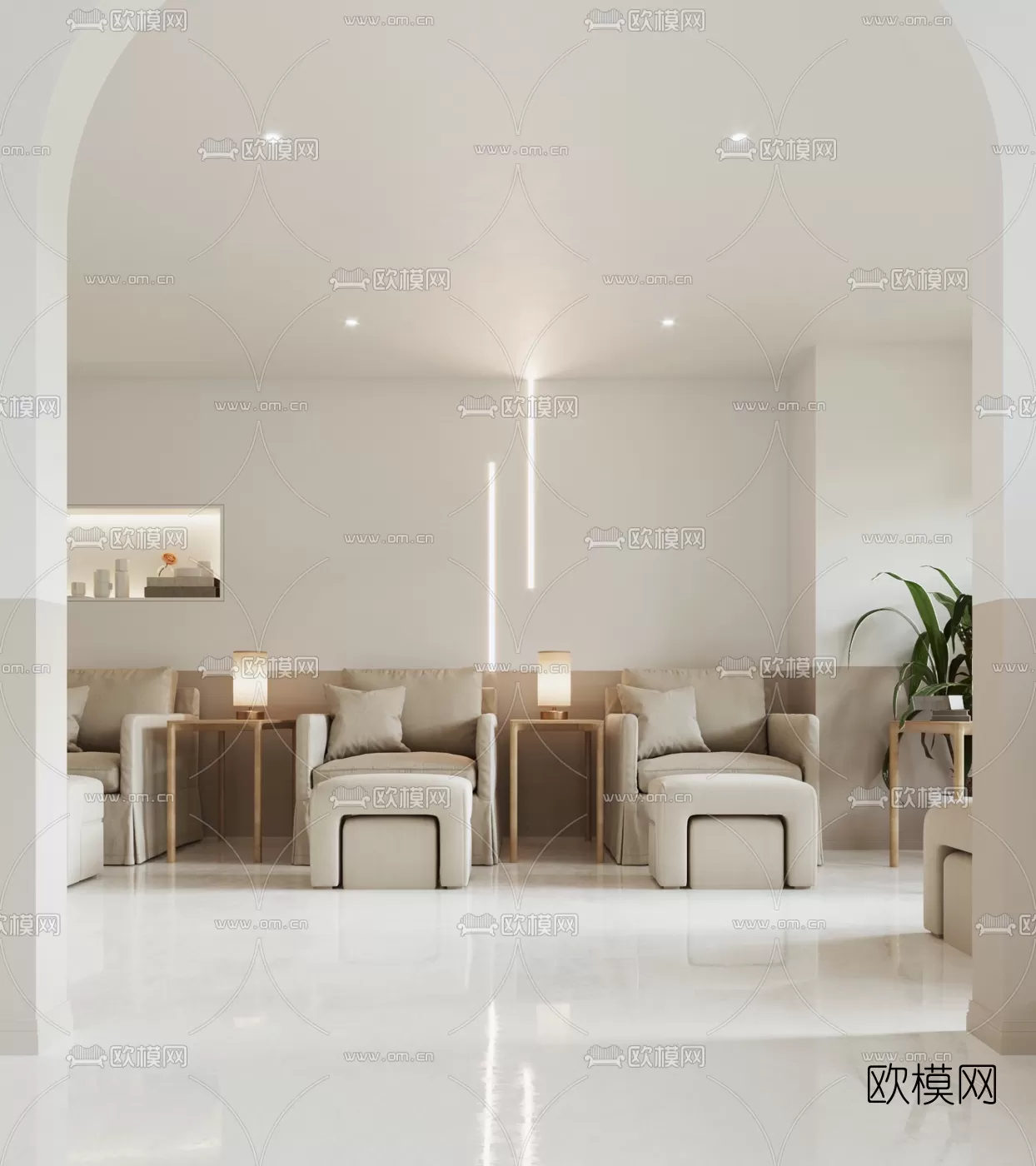 Beauty Salon – Spa – 3D Scenes – 1374