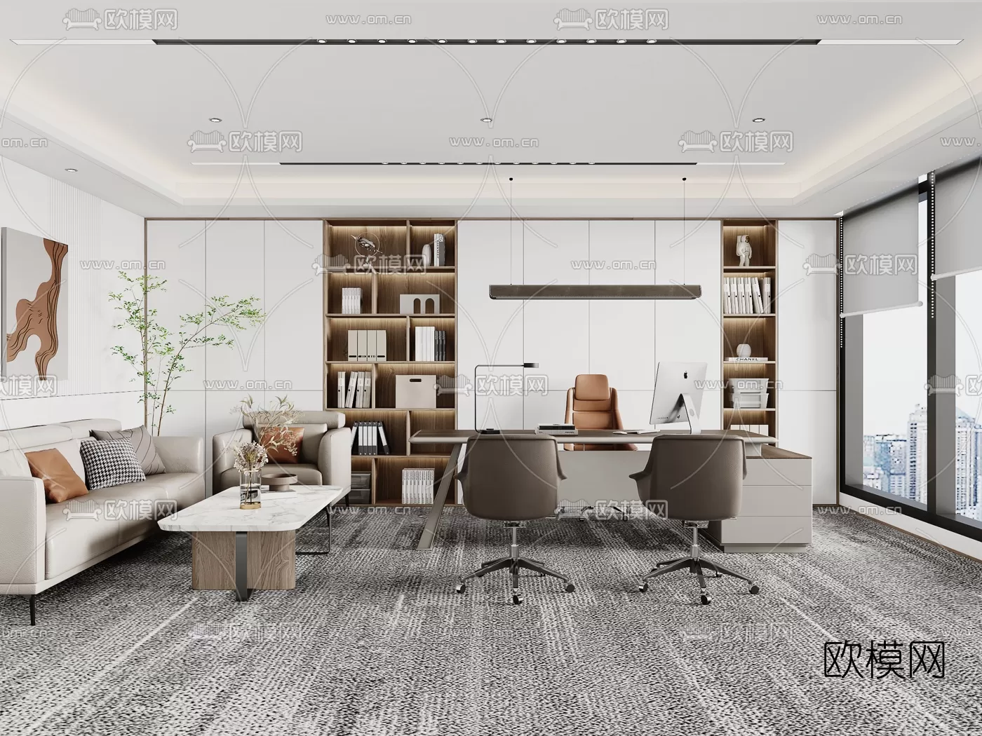 Director Office 3D Scenes – 1384