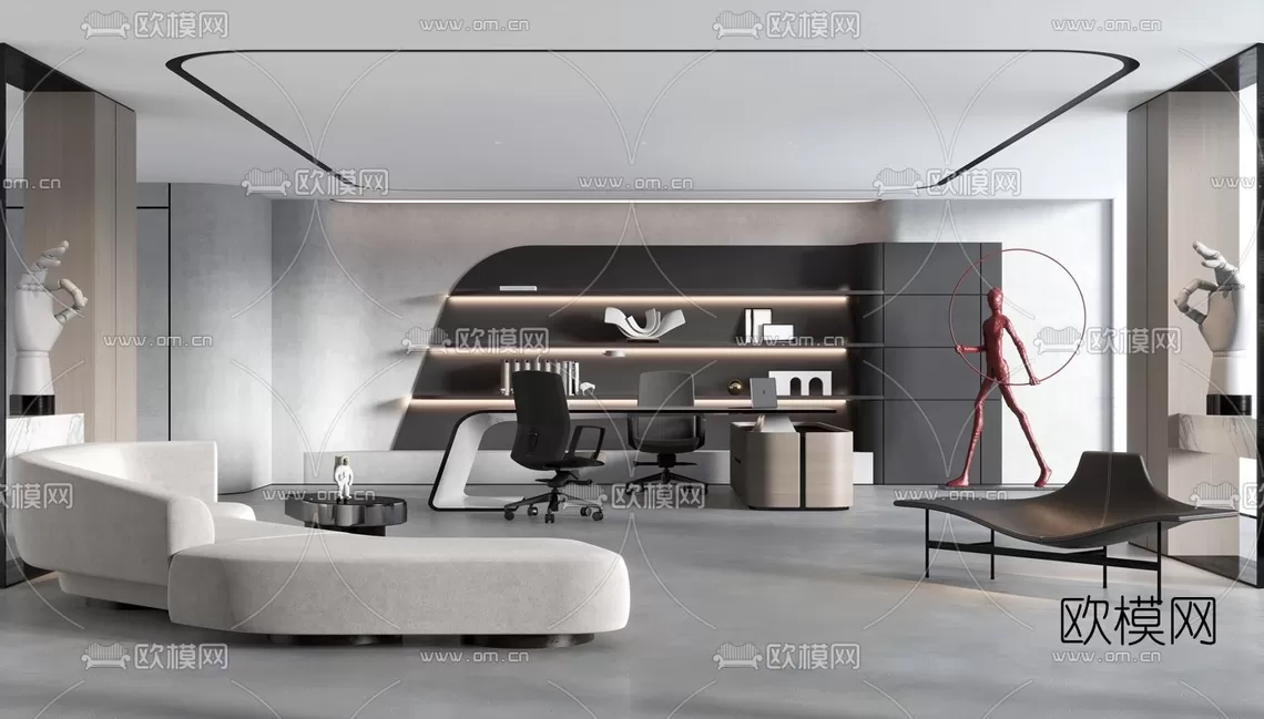 Director Office 3D Scenes – 1387