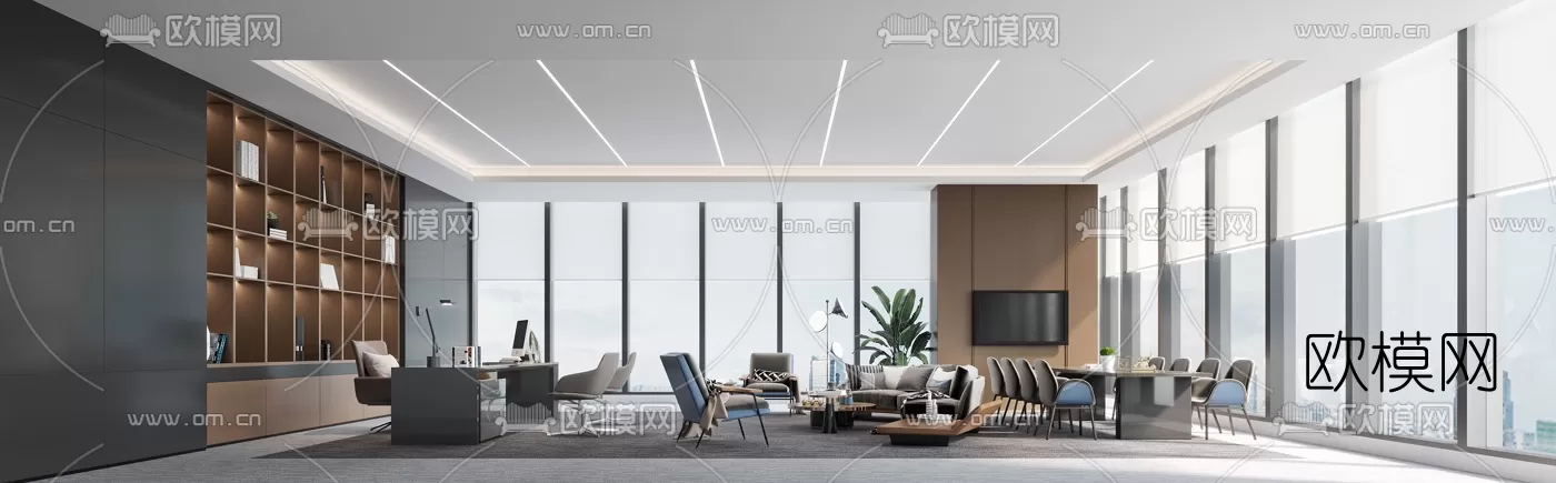 Director Office 3D Scenes – 1388