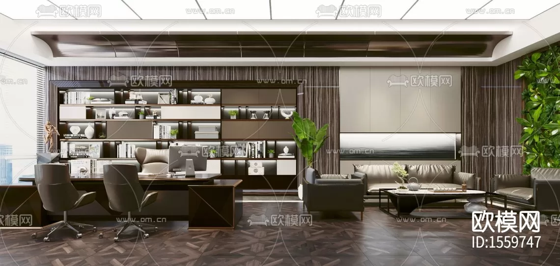 Director Office 3D Scenes – 1390