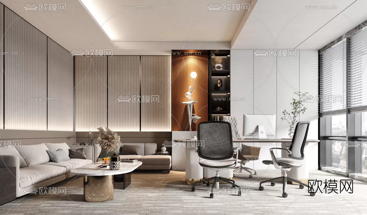 Director Office 3D Scenes – 1391