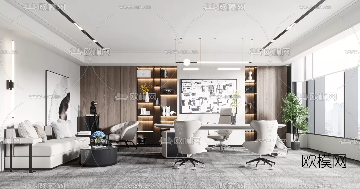 Director Office 3D Scenes – 1392