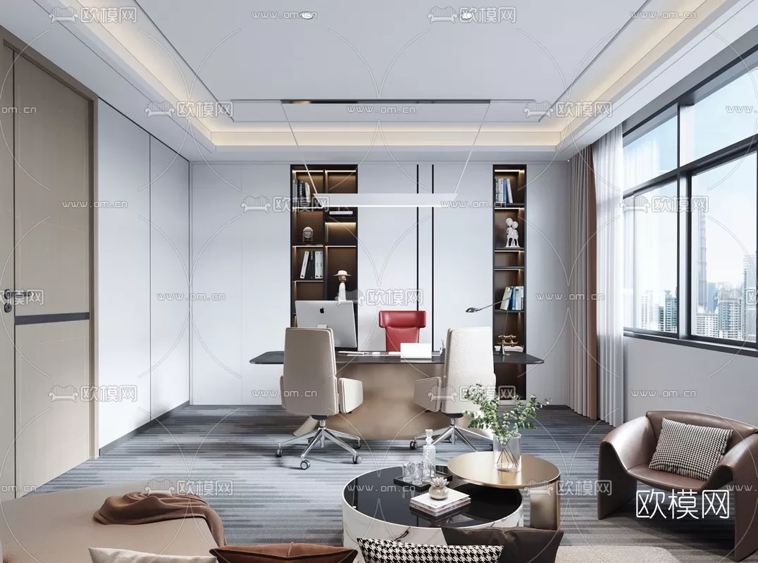 Director Office 3D Scenes – 1393