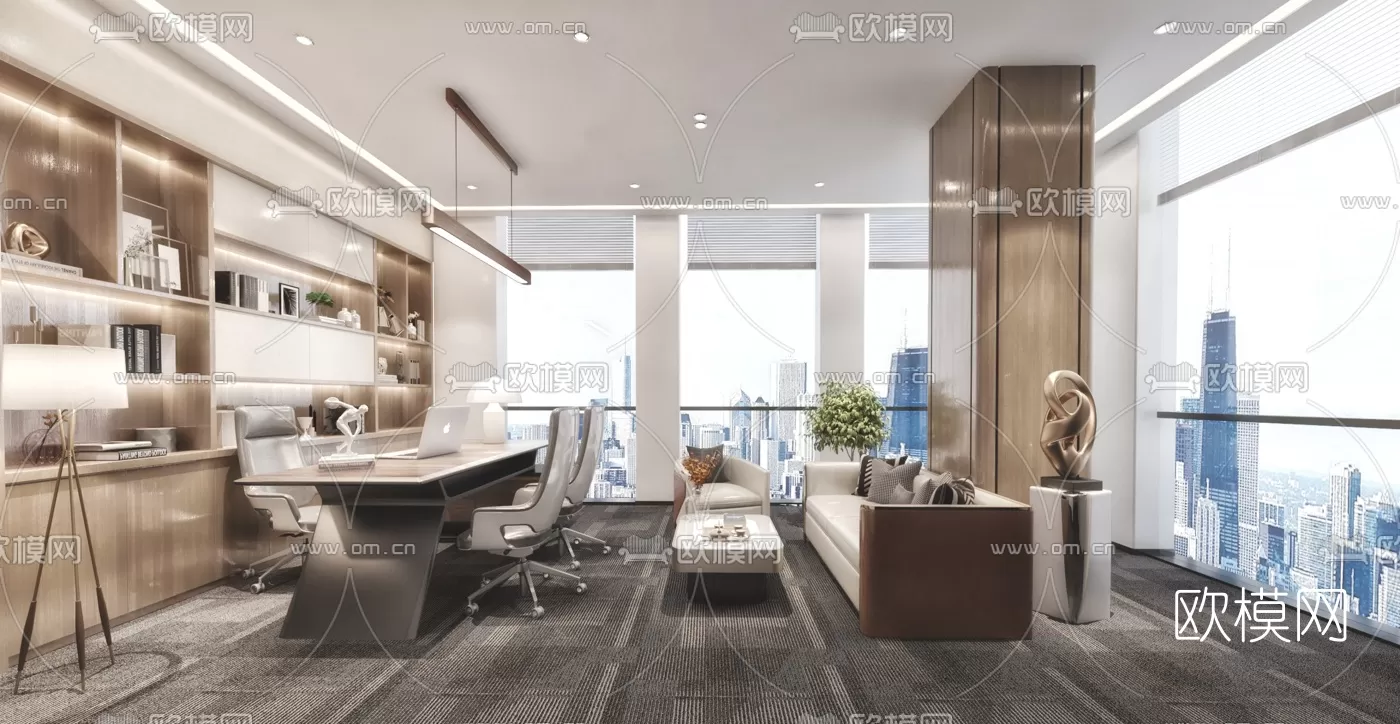 Director Office 3D Scenes – 1394