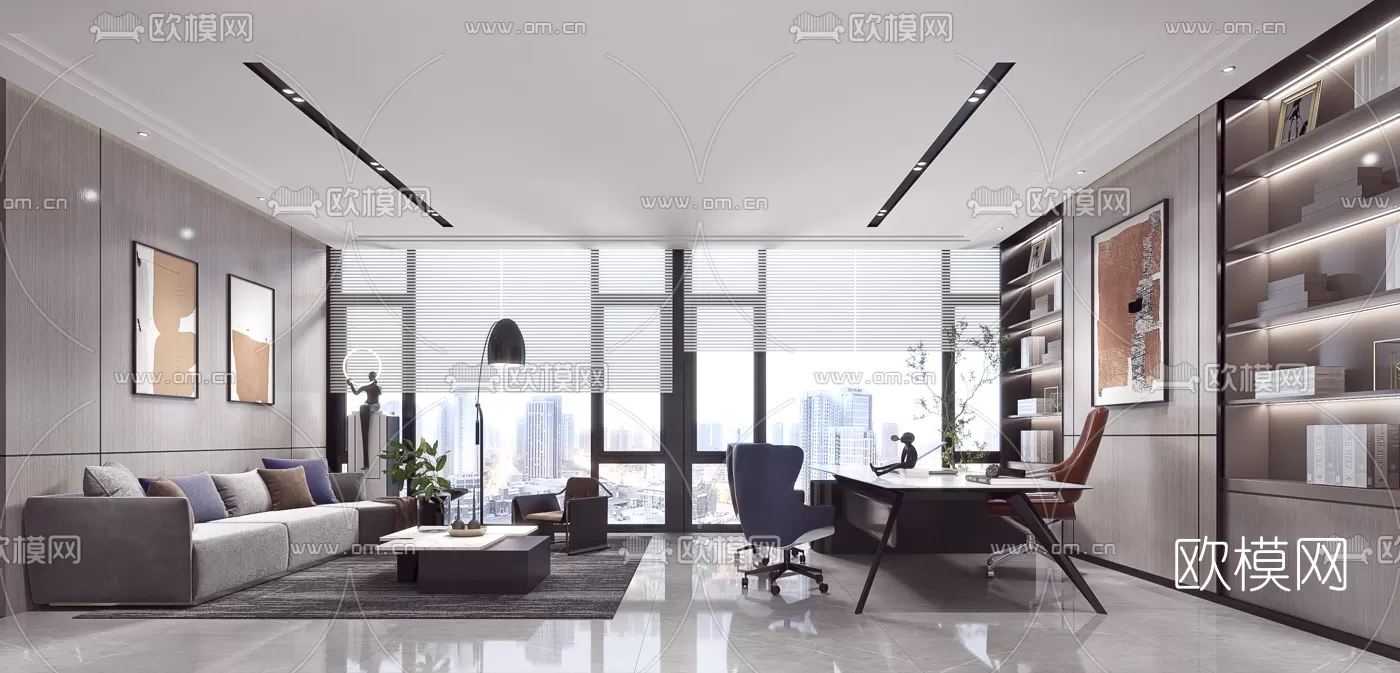 Director Office 3D Scenes – 1395