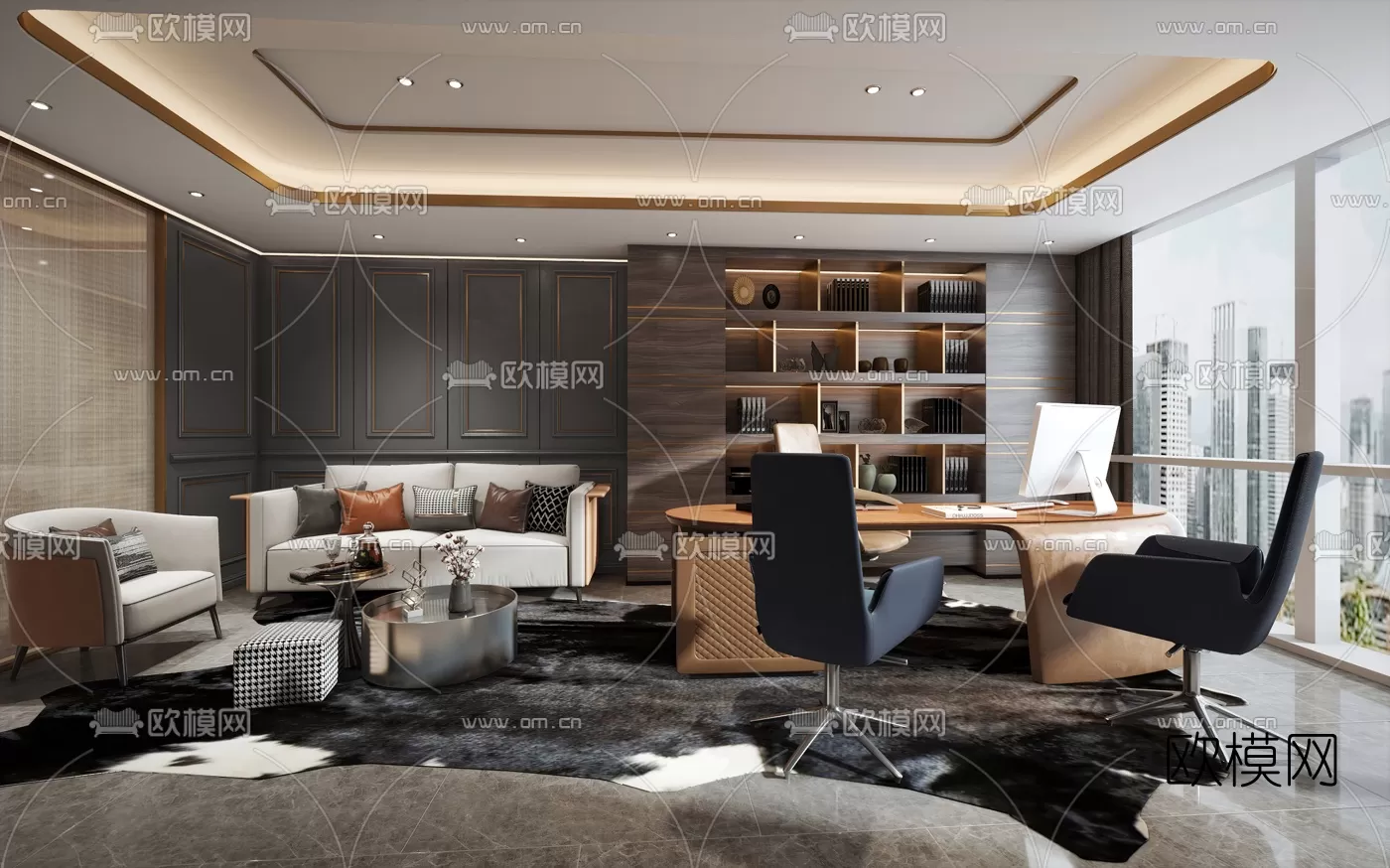 Director Office 3D Scenes – 1398