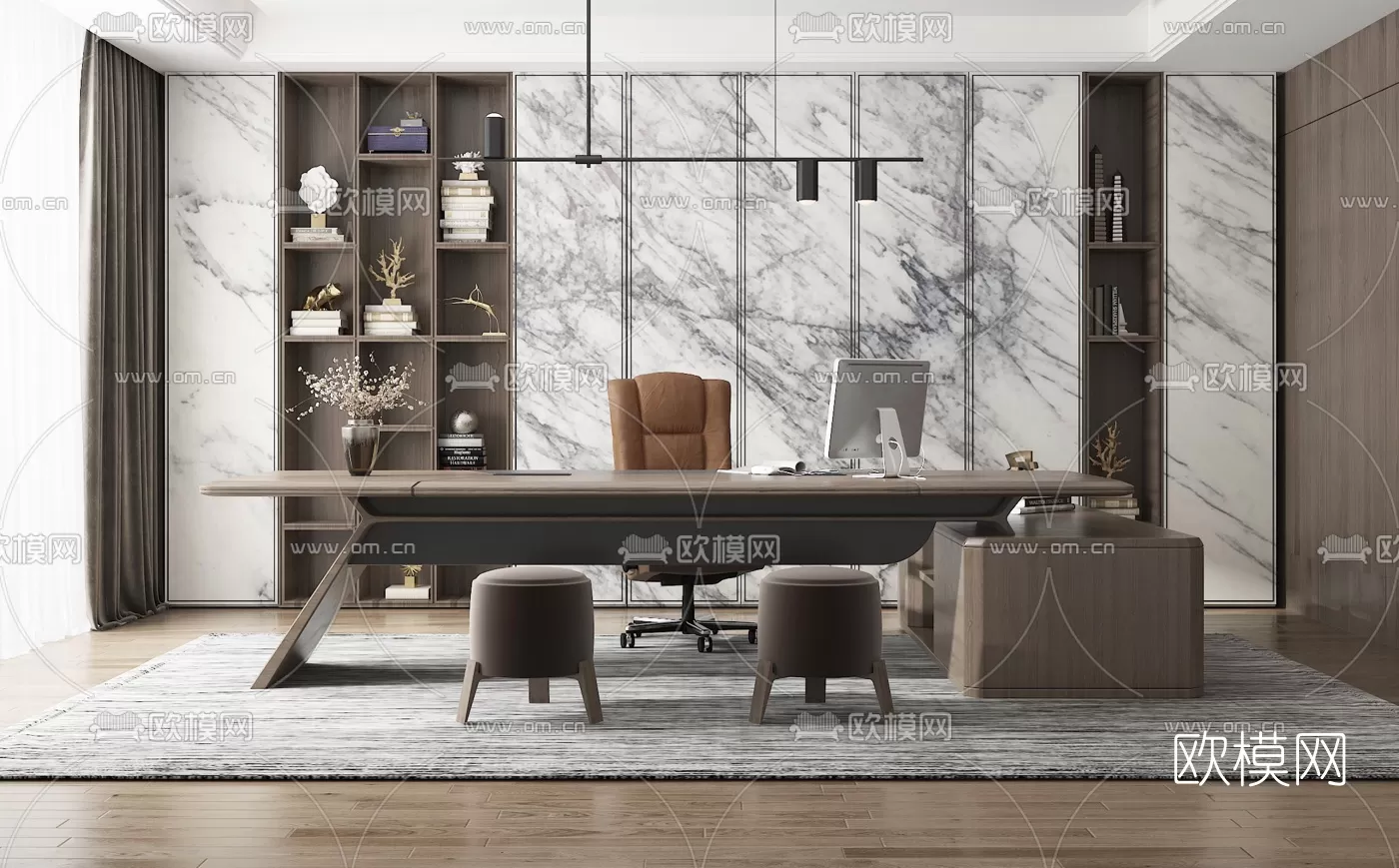 Director Office 3D Scenes – 1400