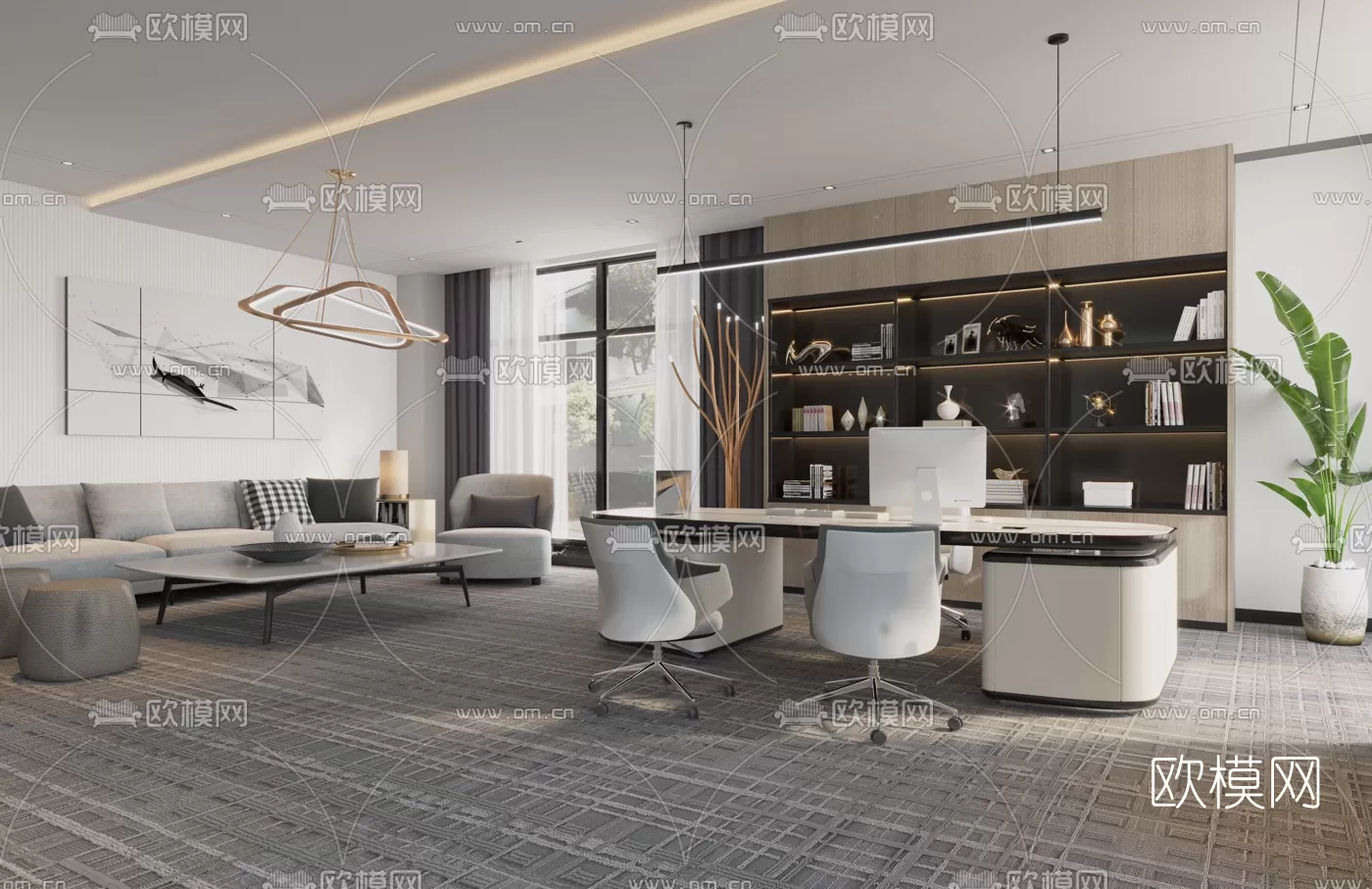 Director Office 3D Scenes – 1401