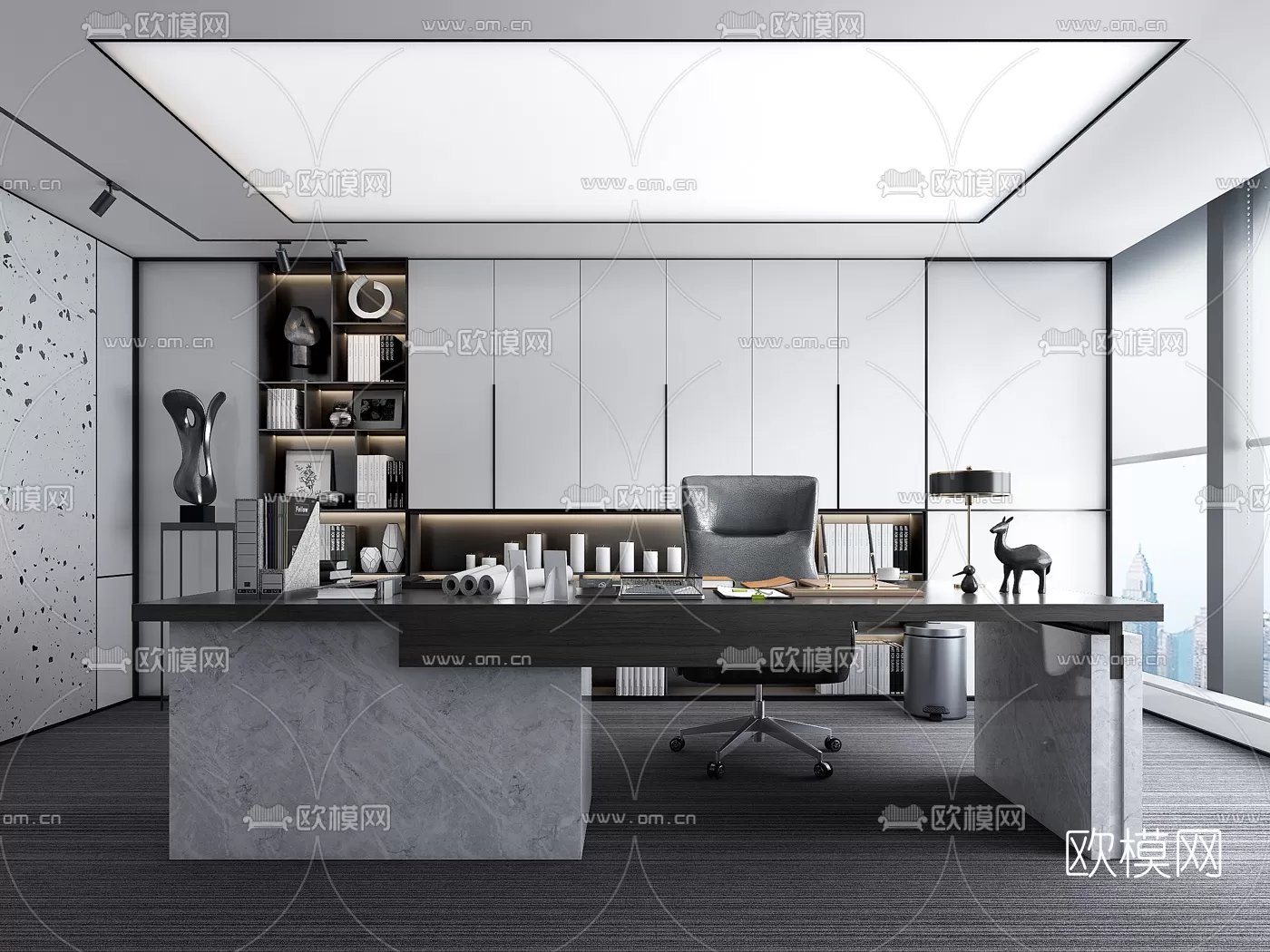 Director Office 3D Scenes – 1402