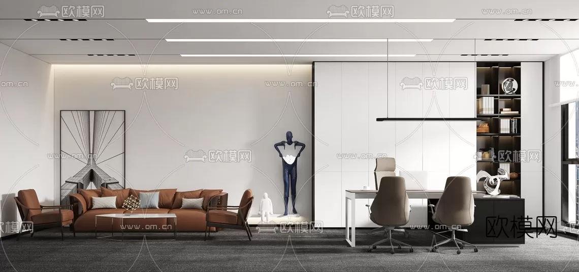 Director Office 3D Scenes – 1404