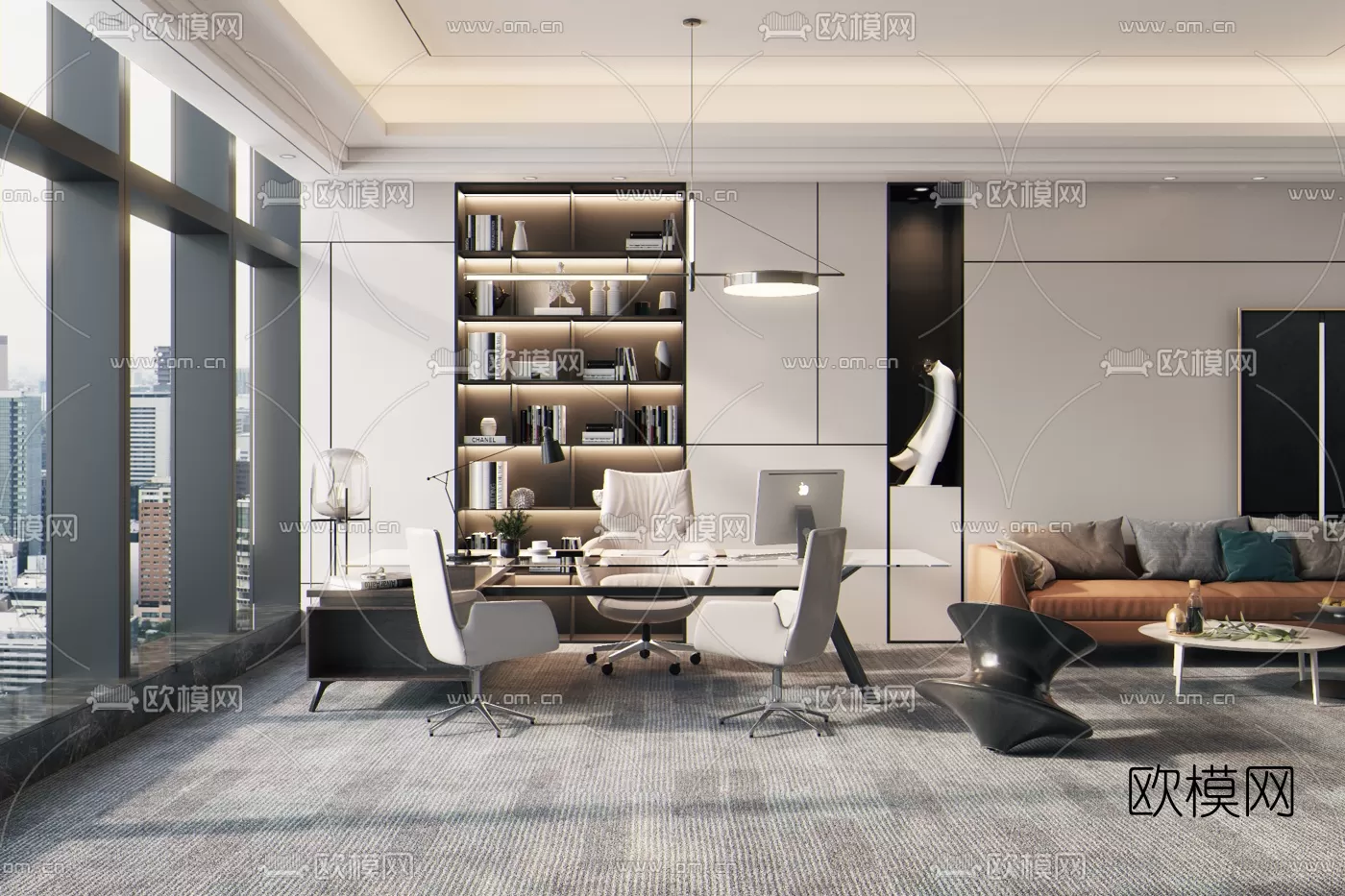 Director Office 3D Scenes – 1405