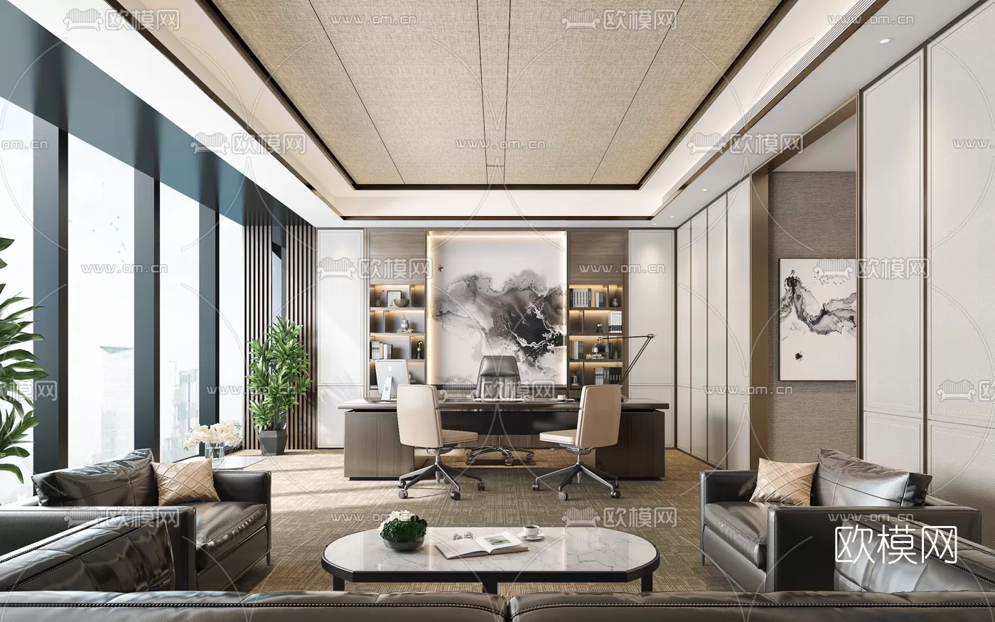 Director Office 3D Scenes – 1406