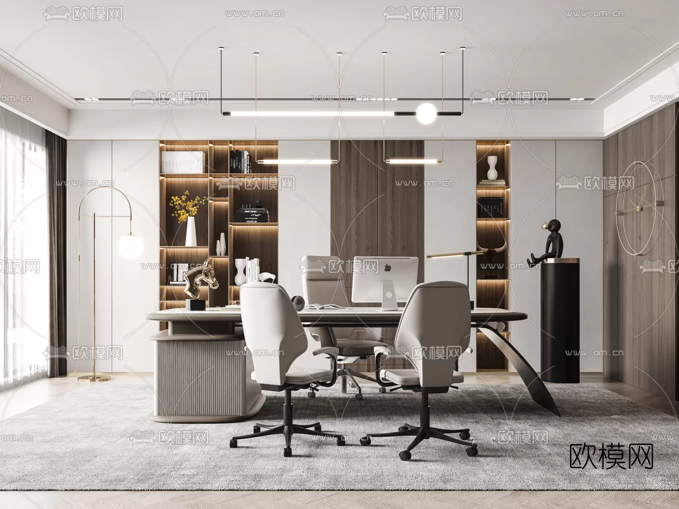 Director Office 3D Scenes – 1408