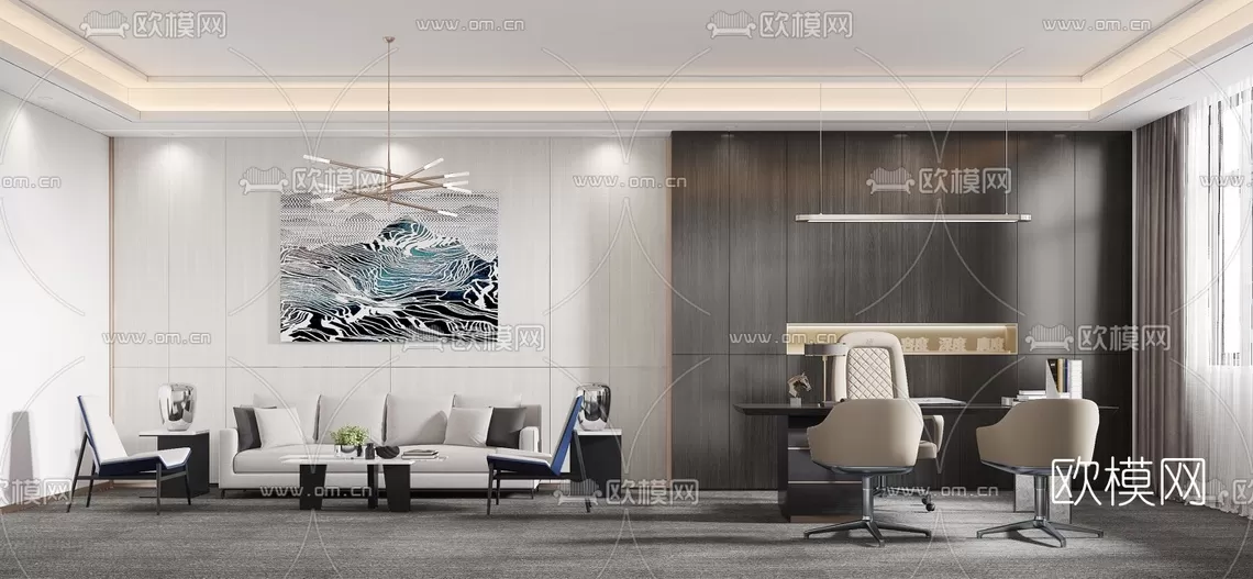 Director Office 3D Scenes – 1409