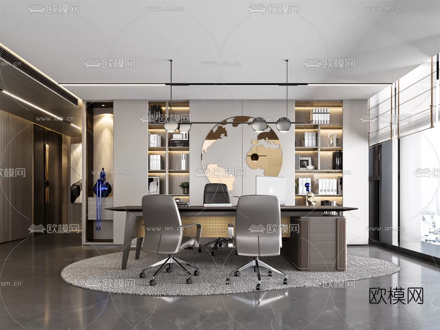 Director Office 3D Scenes – 1410