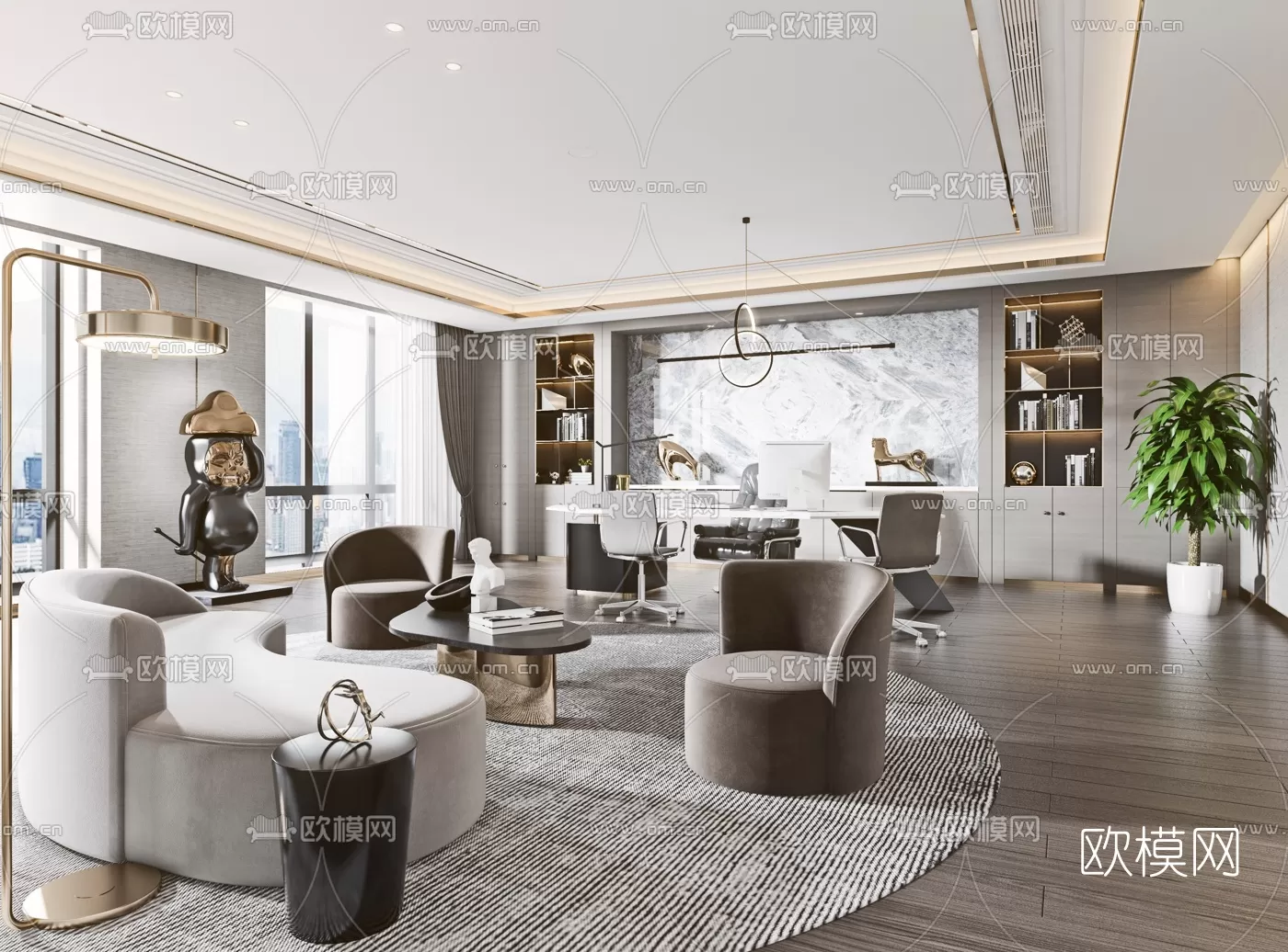 Director Office 3D Scenes – 1413