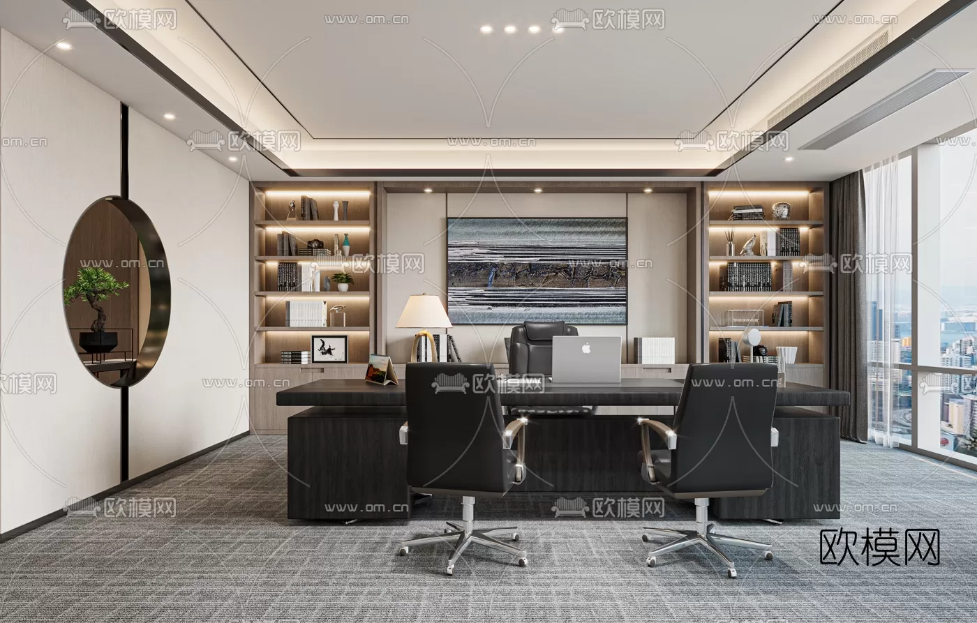 Director Office 3D Scenes – 1415