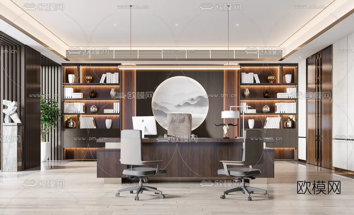 Director Office 3D Scenes – 1416