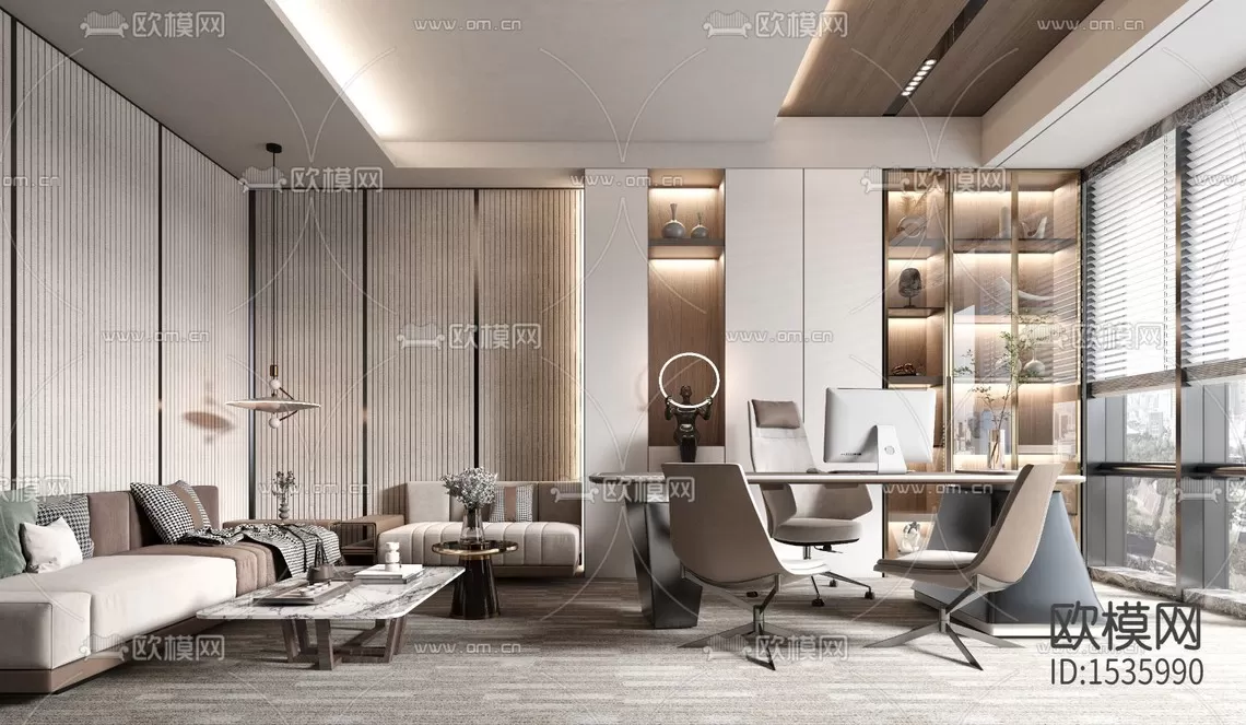 Director Office 3D Scenes – 1420