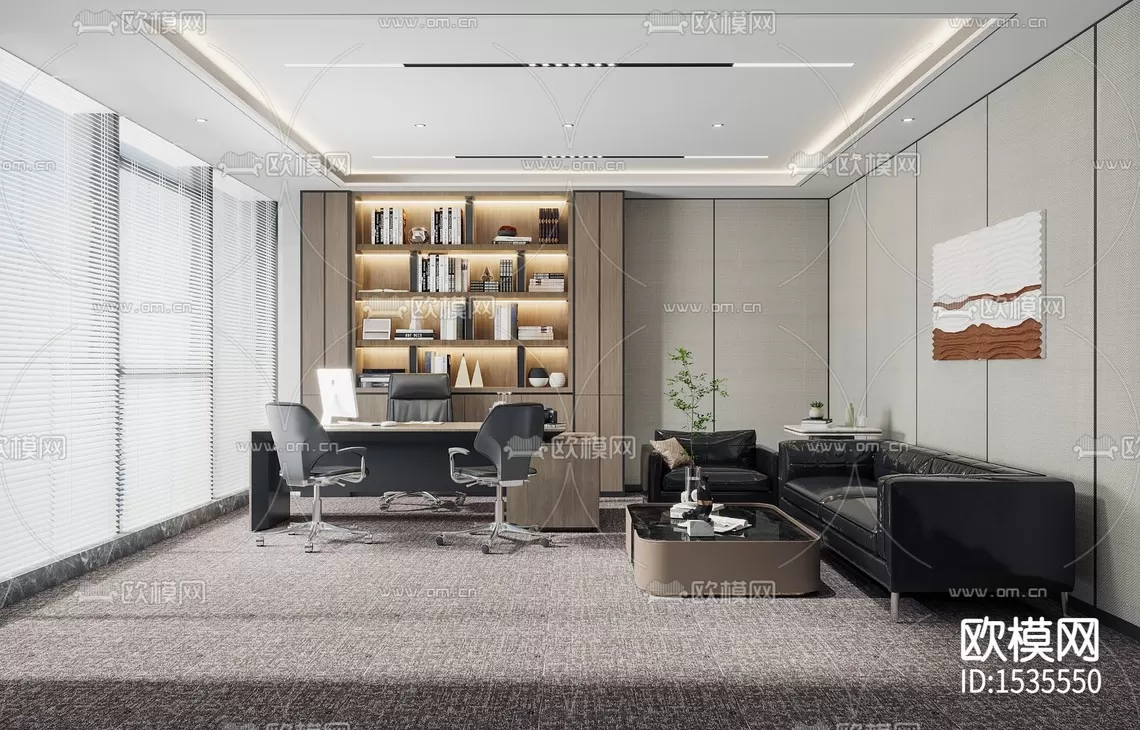 Director Office 3D Scenes – 1421