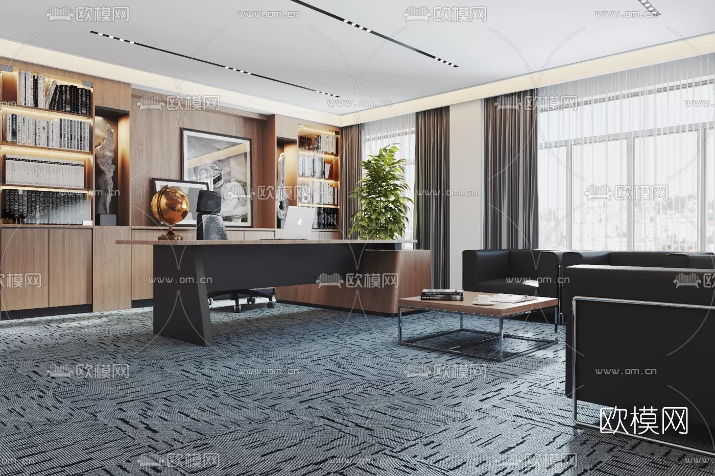 Director Office 3D Scenes – 1422