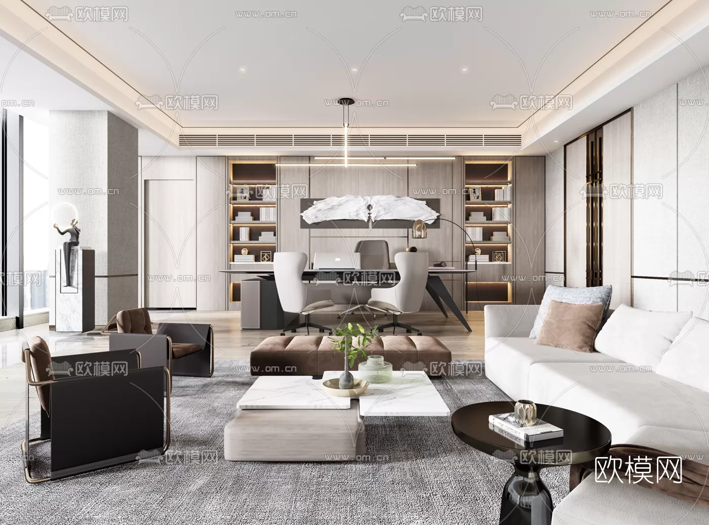 Director Office 3D Scenes – 1424