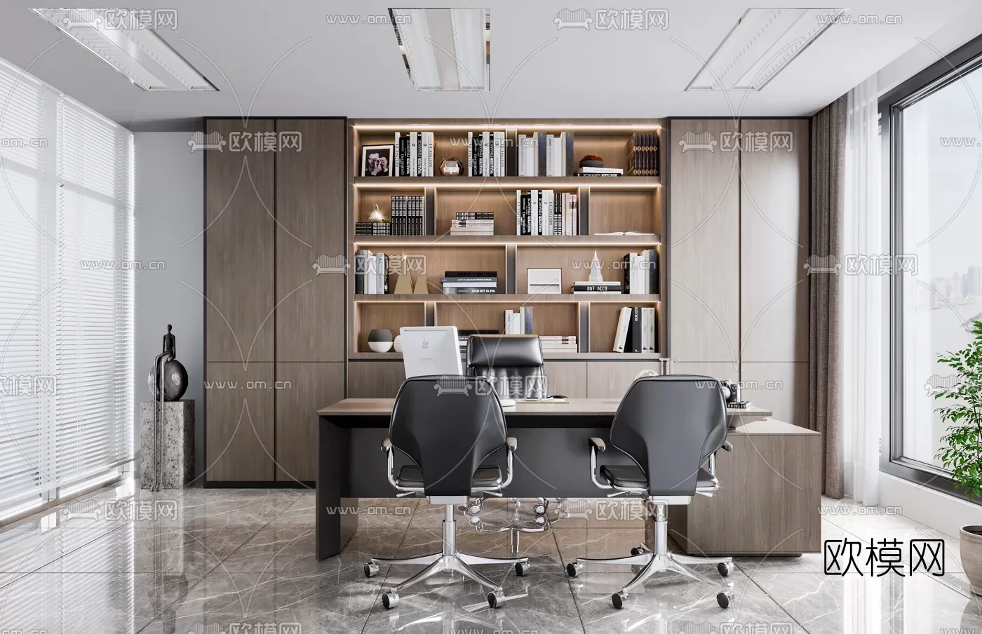 Director Office 3D Scenes – 1425