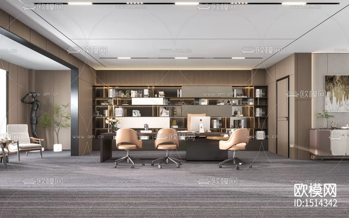 Director Office 3D Scenes – 1428