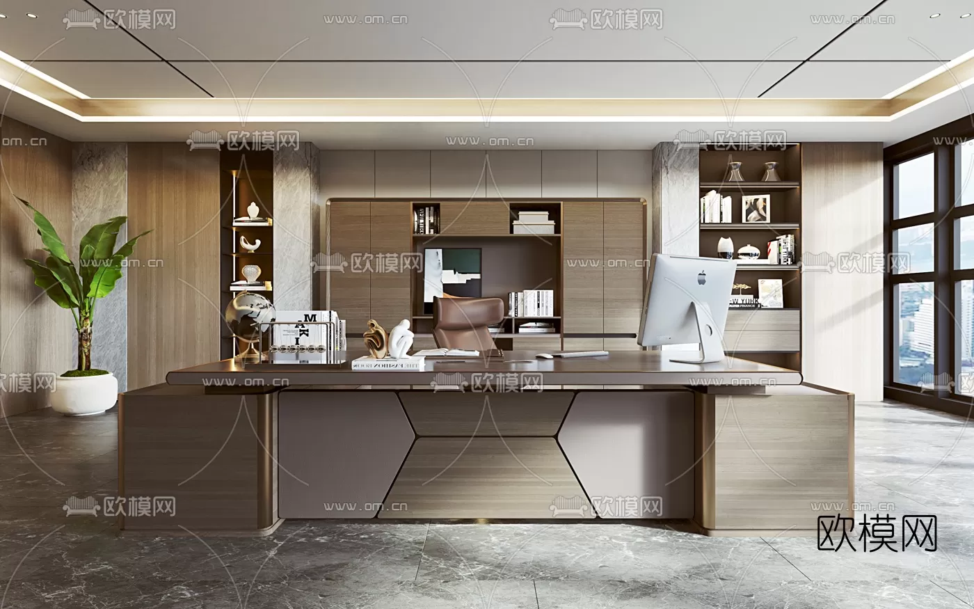 Director Office 3D Scenes – 1429