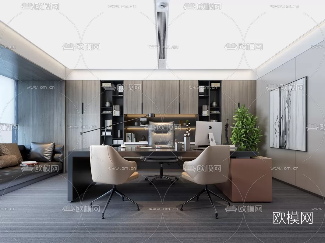 Director Office 3D Scenes – 1430