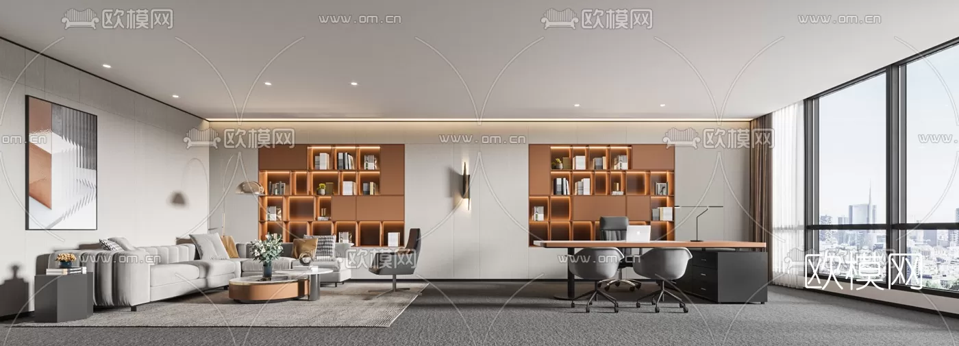 Director Office 3D Scenes – 1431